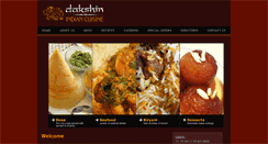 Desktop Screenshot of dakshin-indianrestaurant.com